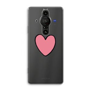 Hartje: Sony Xperia Pro-I Transparant Hoesje