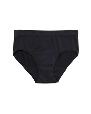 HEMA Naadloze Menstruatiehipster Lichte Absorptie Zwart (zwart)