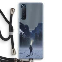 Wanderlust: Sony Xperia 5 II Transparant Hoesje met koord