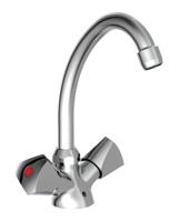 Schutte CARNEO tweegreepskraan wastafel | chroom 37110