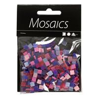 Creativ Company Mini Mozaiek Paars 10x10mm, 25 gram