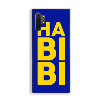 Habibi Blue: Samsung Galaxy Note 10 Plus Transparant Hoesje