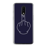 F**k U: OnePlus 7 Transparant Hoesje