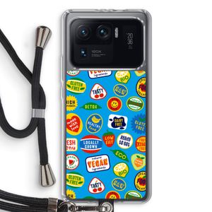 Fruitsticker: Xiaomi Mi 11 Ultra Transparant Hoesje met koord