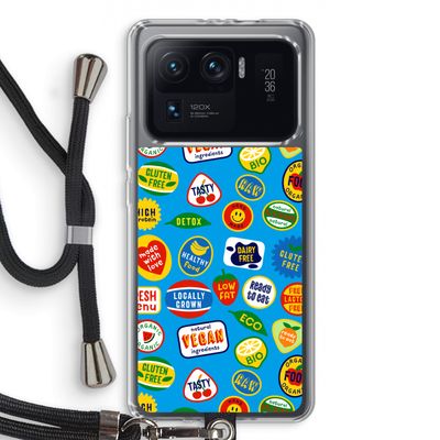 Fruitsticker: Xiaomi Mi 11 Ultra Transparant Hoesje met koord