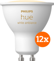 Philips Hue White Ambiance GU10 12-pack - thumbnail