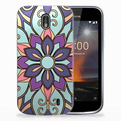 Nokia 1 | TPU Case | Purple Flower