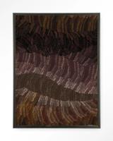 Urban Cotton Wandkleed 'Olanan' 145 x 190cm in Floating Frame - black
