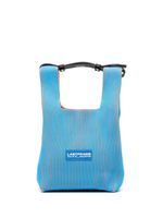 LASTFRAME petit sac cabas Wayuu en maille - Bleu