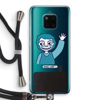 Zwaai: Huawei Mate 20 Pro Transparant Hoesje met koord