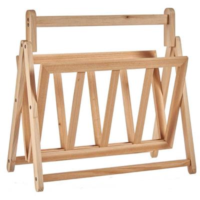 Lectuurbak/tijdschriften houder - hout 36 x 30 x 38 cm - krantenbak