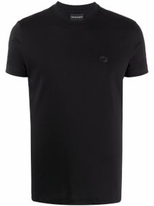 Emporio Armani t-shirt à patch logo - Noir