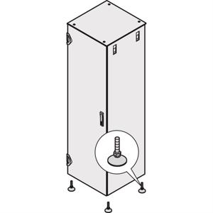 nVent SCHROFF 23130079 19 inch Stelvoet voor patchkast