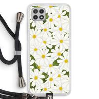 Summer Daisies: Samsung Galaxy A22 4G Transparant Hoesje met koord - thumbnail