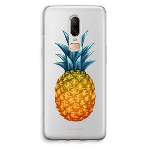 Grote ananas: OnePlus 6 Transparant Hoesje