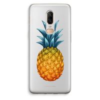 Grote ananas: OnePlus 6 Transparant Hoesje