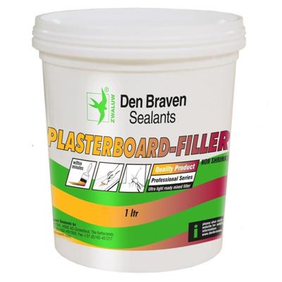 Zwaluw Plasterboard filler - krimpvrije vulpasta - wit - 1 l emmer