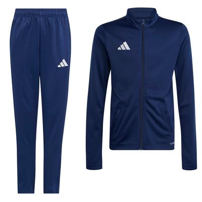 adidas Entrada 26 Trainingspak Full-Zip Kids Donkerblauw Wit