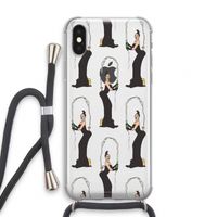 Pop Some Kim: iPhone X Transparant Hoesje met koord