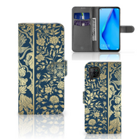 Huawei P40 Lite Hoesje Beige Flowers