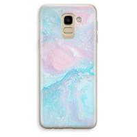 Fantasie pastel: Samsung Galaxy J6 (2018) Transparant Hoesje - thumbnail