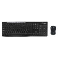 Logitech MK270 Draadloos Toetsenbord en Muis QWERTY Toetsenbord Zwart