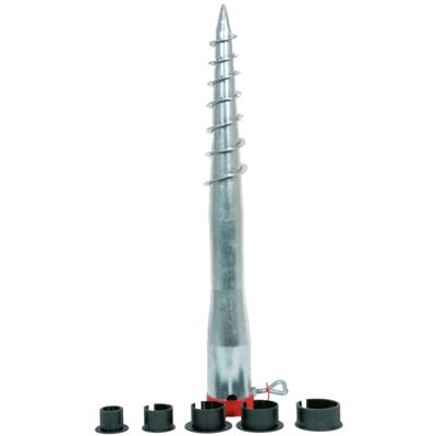 Lesli Living Parasolharing/Parasolanker - staal - 6,5 cm x 58 cm - grondpen