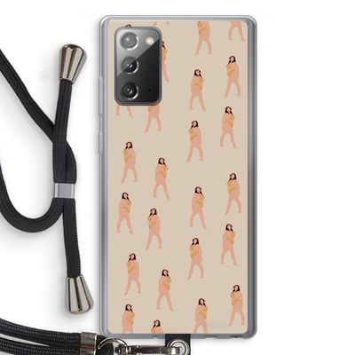 You're so golden: Samsung Galaxy Note 20 / Note 20 5G Transparant Hoesje met koord