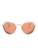 Oliver Peoples lunettes de vue Cesarino-M à monture pantos - Argent