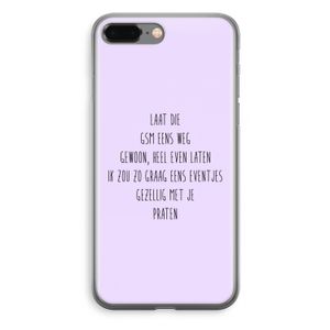GSM: iPhone 8 Plus Transparant Hoesje