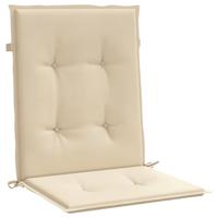 vidaXL Tuinstoelkussens 6 st 100x50x3 cm oxford stof beige - thumbnail