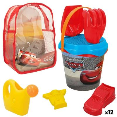 Strandspeelgoedset Cars Polypropyleen (12 Stuks)