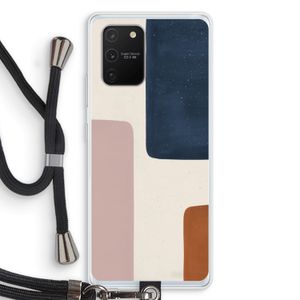 Geo #5: Samsung Galaxy S10 Lite Transparant Hoesje met koord