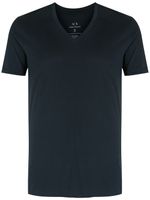 Armani Exchange t-shirt à col v - Bleu