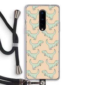 Dinos: OnePlus 8 Transparant Hoesje met koord