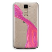 Paarse stroom: LG K10 (2016) Transparant Hoesje