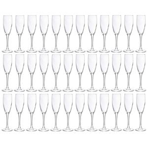 Cosy & Trendy Champagneglazen - 36x stuks - glas - 190 ml - Flutes