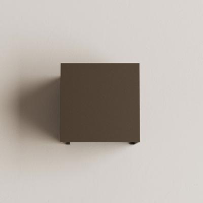 Wandlamp Bari Vierkant Platinum Incl. lamp