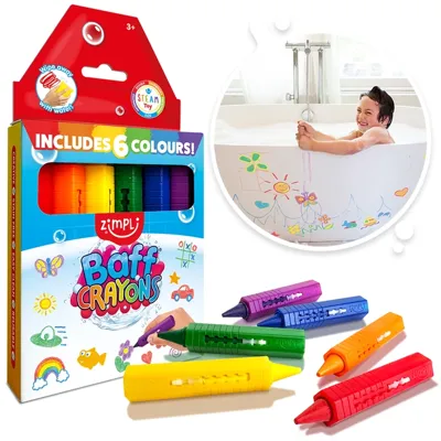 Zimpli Kids Badkrijtjes - 6 stuks