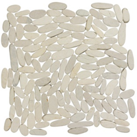 Terre d&apos;Azur Stone Sliced White Timor 30x30 cm