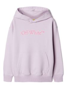 Off-White Kids hoodie Big Bookish - Violet