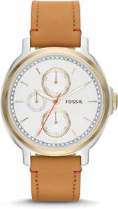 Horlogeband Fossil ES3523 Leder Bruin 18mm