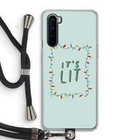It's Lit: OnePlus Nord Transparant Hoesje met koord