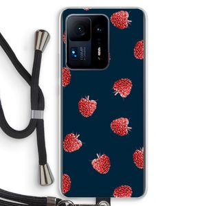 Framboosjes: Xiaomi Mi Mix 4 Transparant Hoesje met koord
