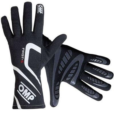 Handschoenen OMP First-S Zwart XS FIA 8856-2018