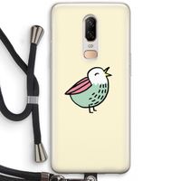 Birdy: OnePlus 6 Transparant Hoesje met koord