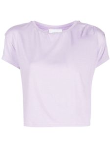 Marchesa Notte t-shirt crop à encolure ronde - Violet