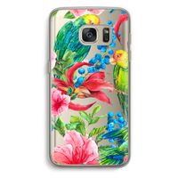Papegaaien: Samsung Galaxy S7 Transparant Hoesje Papegaaien: Samsung Galaxy S7 Transparant Hoesje