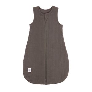 Lässig Zomerslaapzak Muslin Baby GOTS - anthracite 7-12 mnd maat 74/80