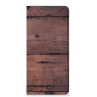 Motorola Edge 30 Pro Book Wallet Case Old Wood